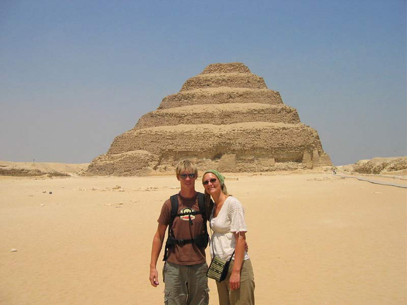 Excursion aux pyramides de Dahchour Saqqarah et Memphis